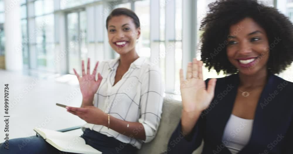 Poster youll find motivation online. diverse group of business people showing thumbs up and waving, waiting