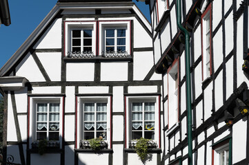 Fachwerkhäuser in der historischen Altstadt von Hattingen

