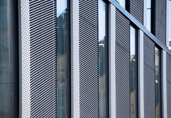 Fototapeta na wymiar Architectural details of modern office building.