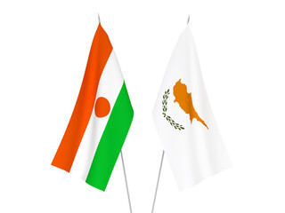 Republic of the Niger and Cyprus flags