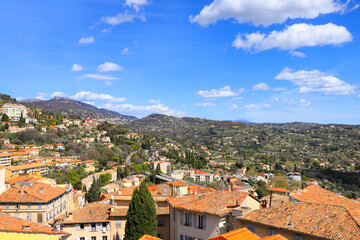 Fototapeta na wymiar View at Grasse (City of Perfume), France