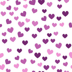 simple seamless pattern with hearts