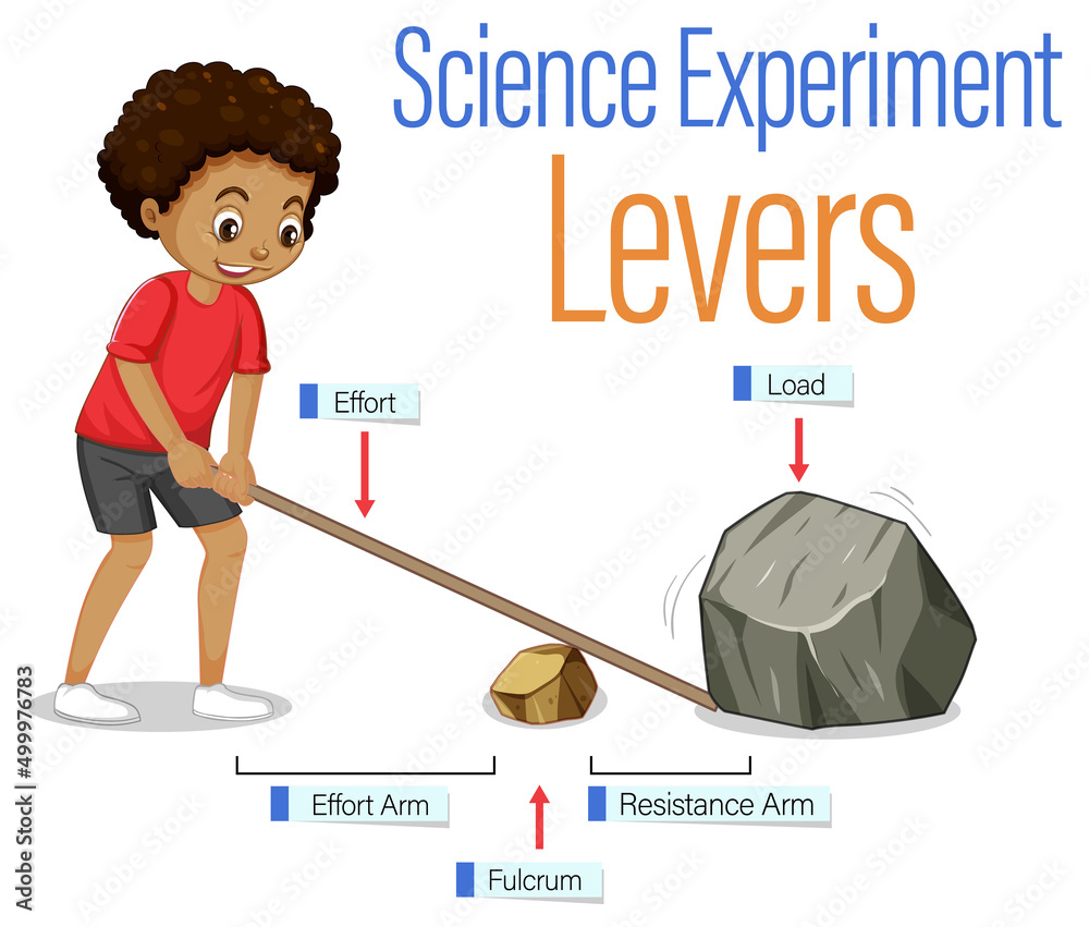 Wall mural levers simple machine science experiment