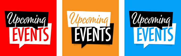 Upcoming events