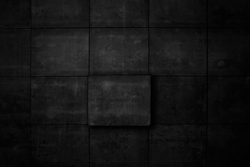 Black concrete wall texture. Grunge background