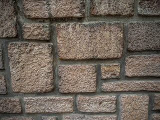 imagen textura pared de piedras cuadradas con las juntas de cemento 