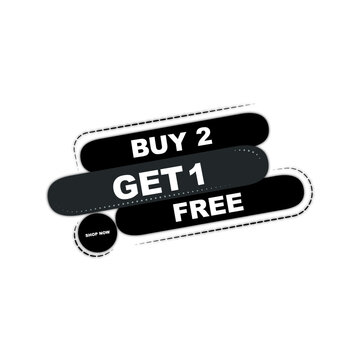 Buy 2 Get 1 Free Bogo Template