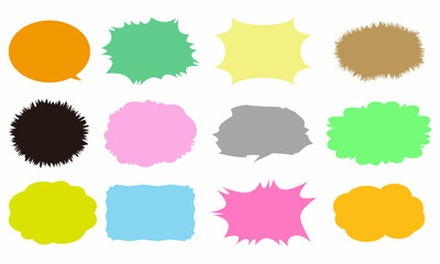 フキダシのセット３