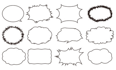 フキダシのセット１