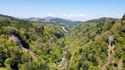 Fototapeta na wymiar mountains in japan