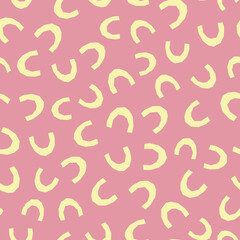 Minimalistic seamless pattern. Simple geometric shape