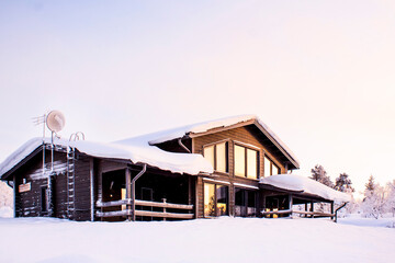 Cabin in the Snow