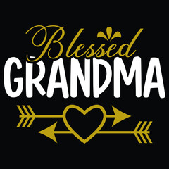 Blessed Grandma Shirt For Women Cute Mothers Day Gifts T-Shirt