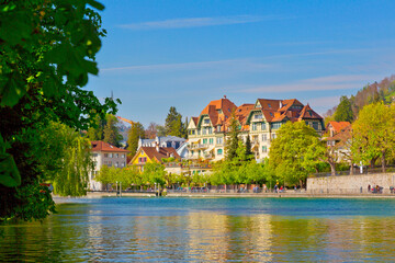 Obraz premium Blick auf Thun, Schweiz