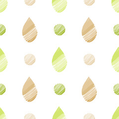 Seamless pattern with watercolor style vector. Patterns for decoration. Fabric pattern.