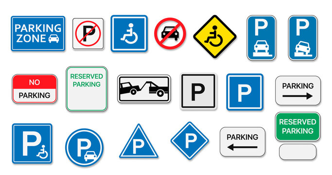 Car Parking Sign, parking building entrance, tow away zone, car parking area, office employee only, do not park here, residents parking only