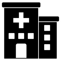 Obraz premium Modern design icon of hospital
