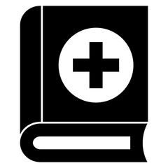 A unique design icon of medical book