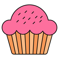 Premium download icon muffin
