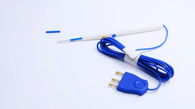 Cautery pen/pencil on white background. cautery pens&ndash;also known as cautery pencils or simply as cauteries&ndash;are handheld medical devices used to stop bleeding via heat conducted through the tip