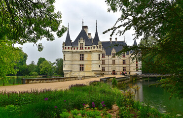 Obraz premium Frankreich - Azay-le-Rideau - Schloss Azay-le-Rideau