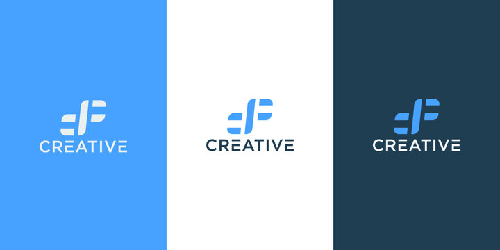 Letter DF logo design logo vector illustration
