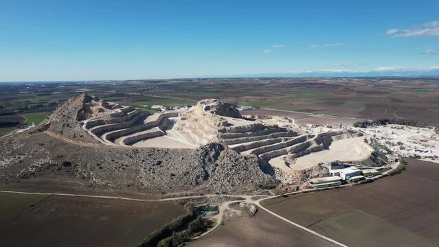 Large Copper, Lime, or Lithium Mine