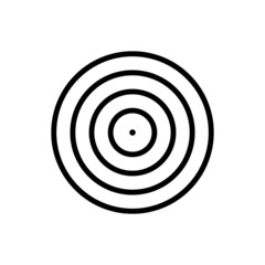 target icon new simple vector