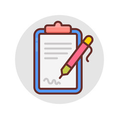 Agreement icon in vector. Logotype