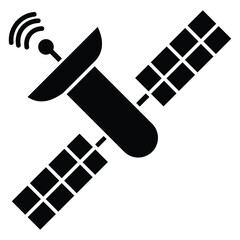 Satellite communication Vector icon which is suitable for commercial work

