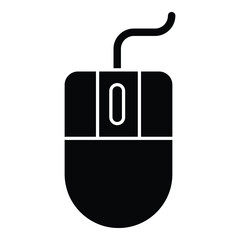 Mouse hardware Vector icon which is suitable for commercial work

