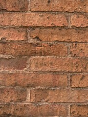 red brick wall background and texture