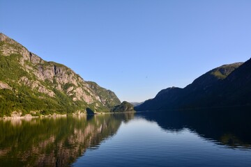 lake in the mountains