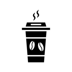 cup coffee new icon vector simple