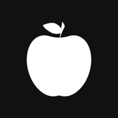Apple icon on grey background
