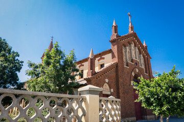 View to the Catholic Eparchy in Keren, Eritrea