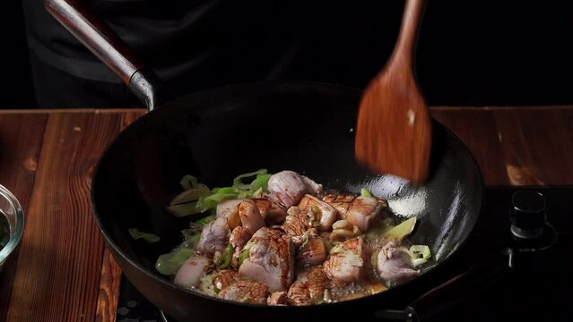 Special home-cooked dish braised monkfish cooking process
