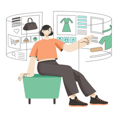 virtual shopping in stores