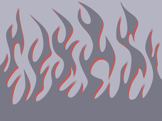 Simple background with flame pattern