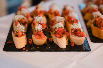 baguette mit brocheta 