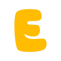 Alphabet coloring page book for children. Hand drawn vector alphabet letters sign doodle font set. Vector illustration