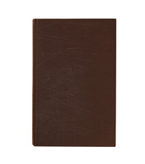 Old hardcover book isolated on white. Space for design