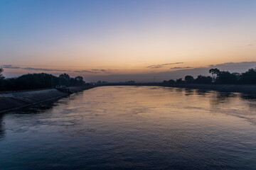 Sunrise at Narmada Canal, Ahmedabad