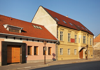 Old street in Trnava. Slovakia