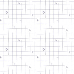 cute checkered seamless pattern