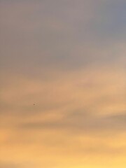 sunset in the sky