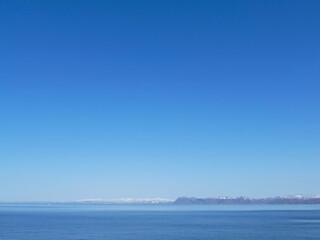blue sky and sea