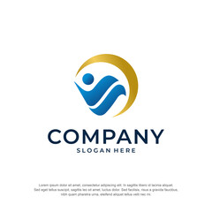 consultant logo initial v concept premium vector
