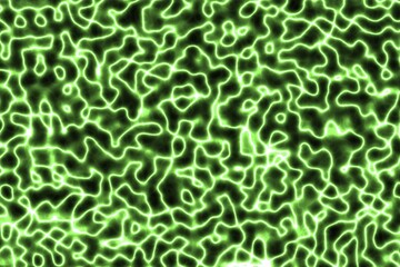 creative green round neon energetic flames digitally made texture background illustration