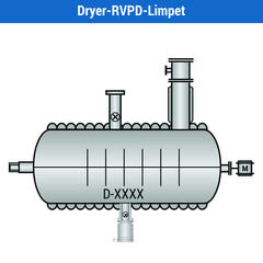 Vector Illustration for Dryer-RVPD-Limpet